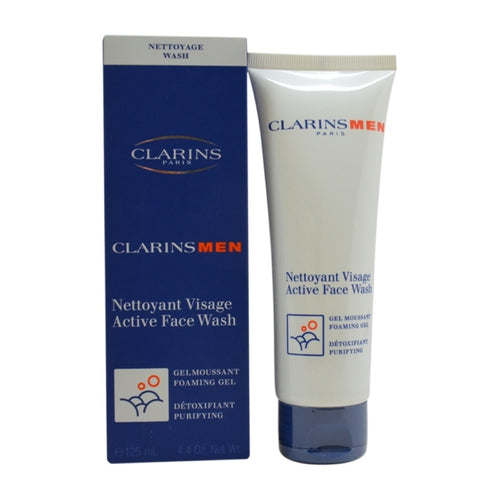 Clarins Men Active Face Wash – putojantis valomasis gelis, be muilo