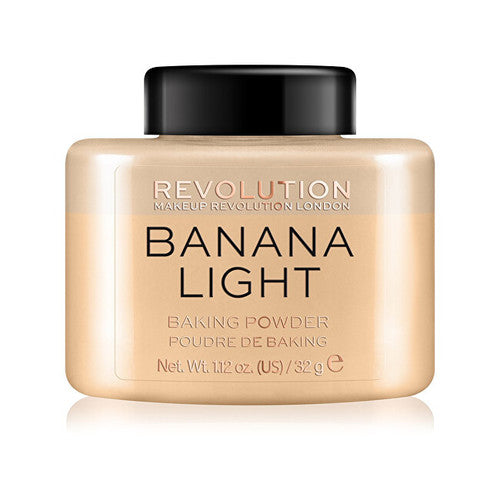 „Makeup Revolution“ birūs kepimo milteliai „Banana Light“ – skaidrūs milteliai 32,0 g