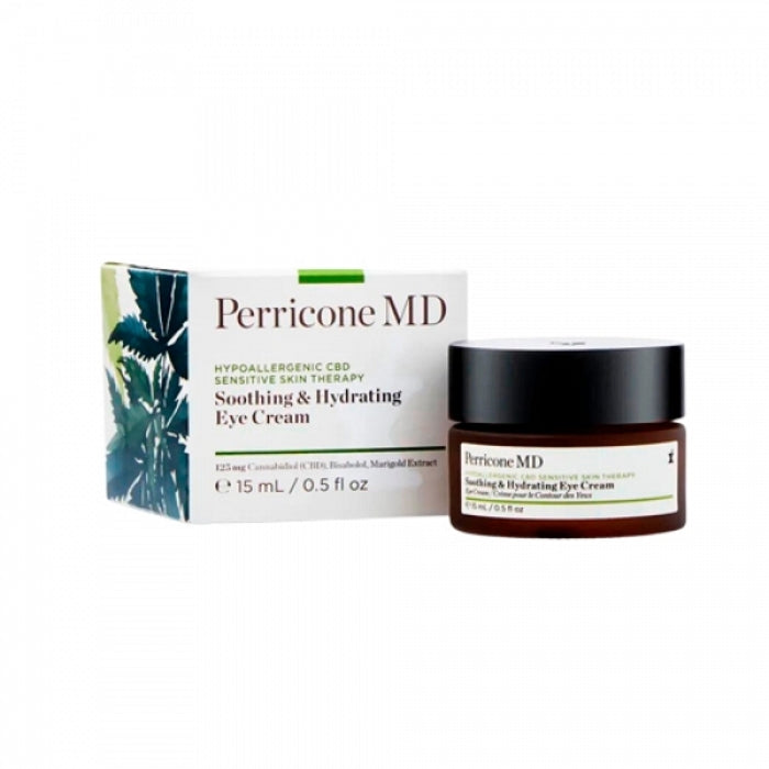Perricone MD hypoallergenic CBD sensitive skin therapy soothing and moisturizing eye cream soothing and moisturizing eye cream