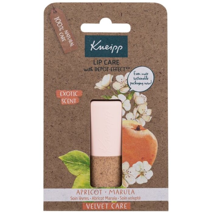 Kneipp lip care product with apricots and marula