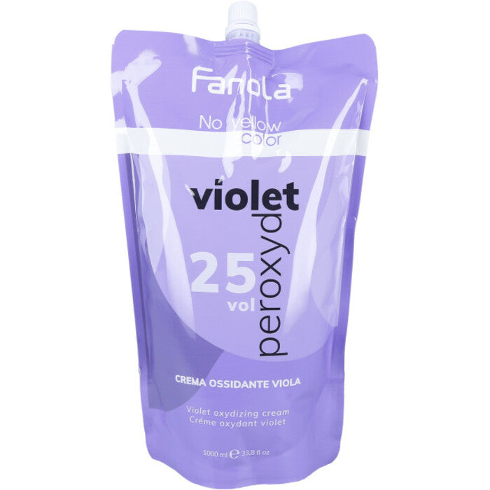 Fanola No Yellow Color Violet Peroxyde 7% 25 Vol. - Kreminis oksidantas - Glamur