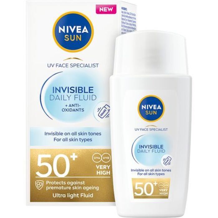 Nivea Specialist Invisible Daily Fluid SPF 50+ – Odos kremas