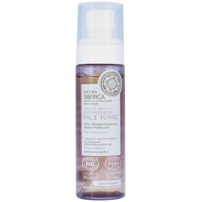 Natura Siberica Organic Certified Momental Relief – natūralus tonikas jautriai odai.