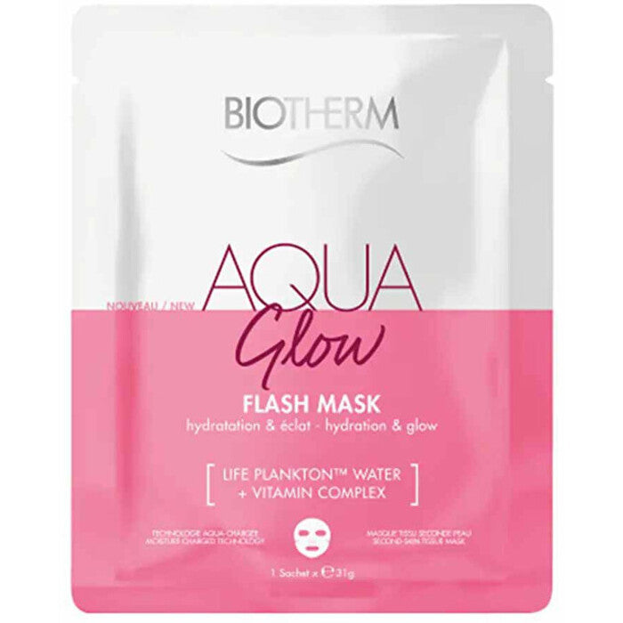 BIOTHERM Aqua Glow Super Mask - drėkinamoji ir skaistinanti veido kaukė