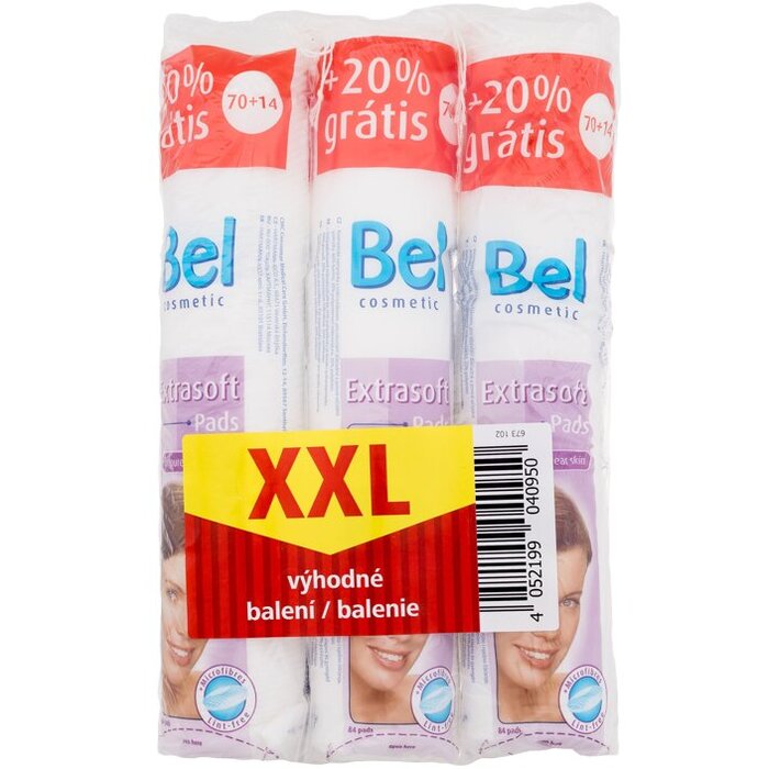 Bel Extrasoft Pads (3 pieces) - makeup cleaning pads