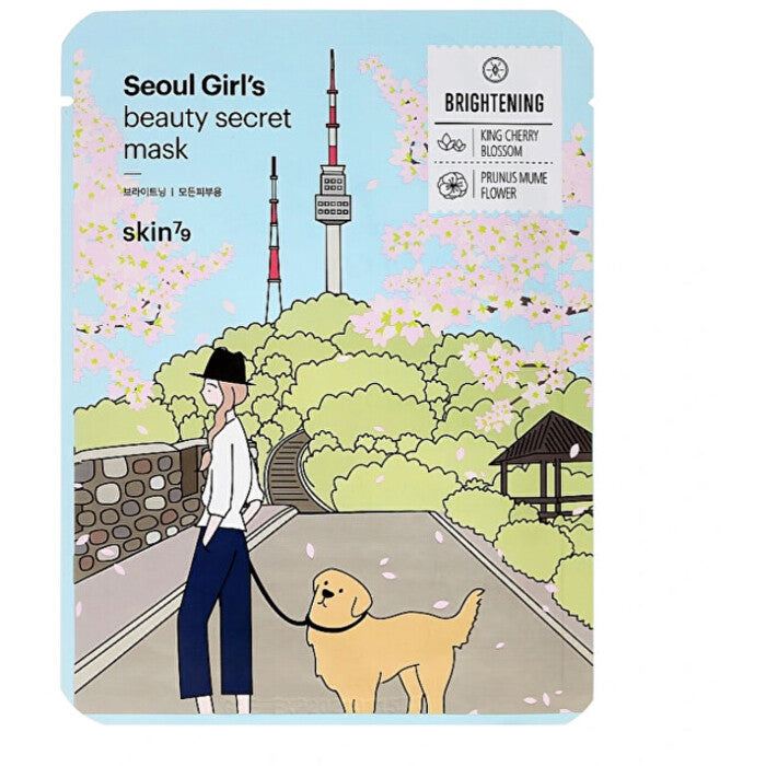 skin79 Seoul Girl's Beauty Secret Brightening Mask - Lakštinė veido kaukė