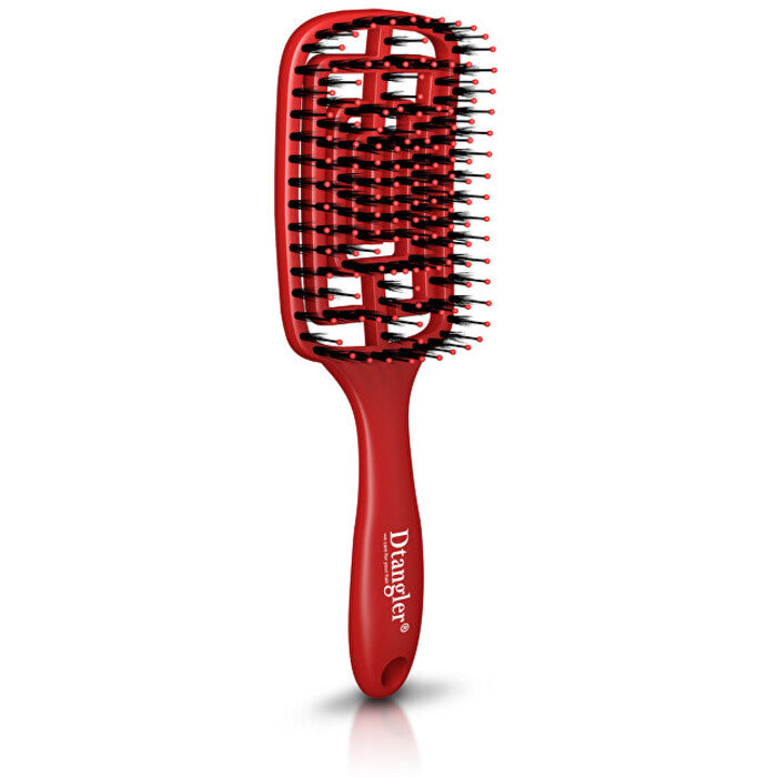 Dtangler Dry Blow GLOW ir GO Red Scarlett - Plaukų šepetys