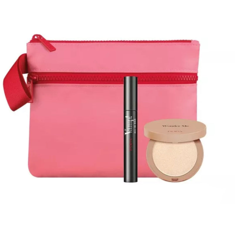 „Pupa Vamp! All in One“ tušo rinkinys – dovanų rinkinys su kompaktišku žymekliu