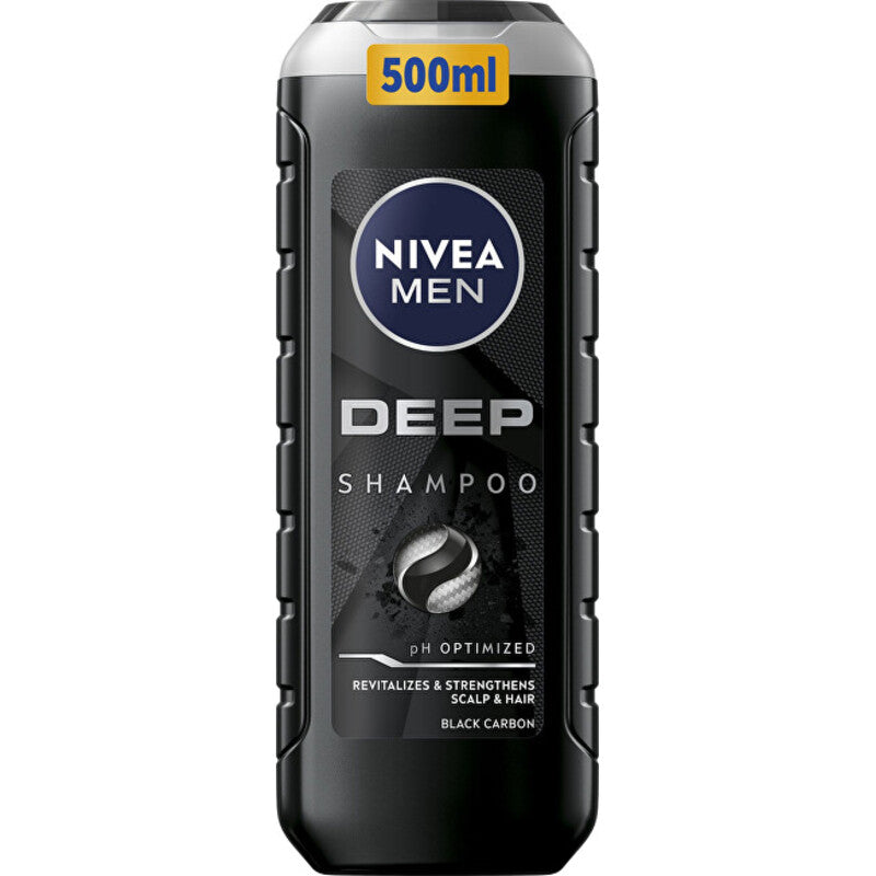 „Nivea Men Deep“ šampūnas – atgaivinantis šampūnas riebiems plaukams ir galvos odai.