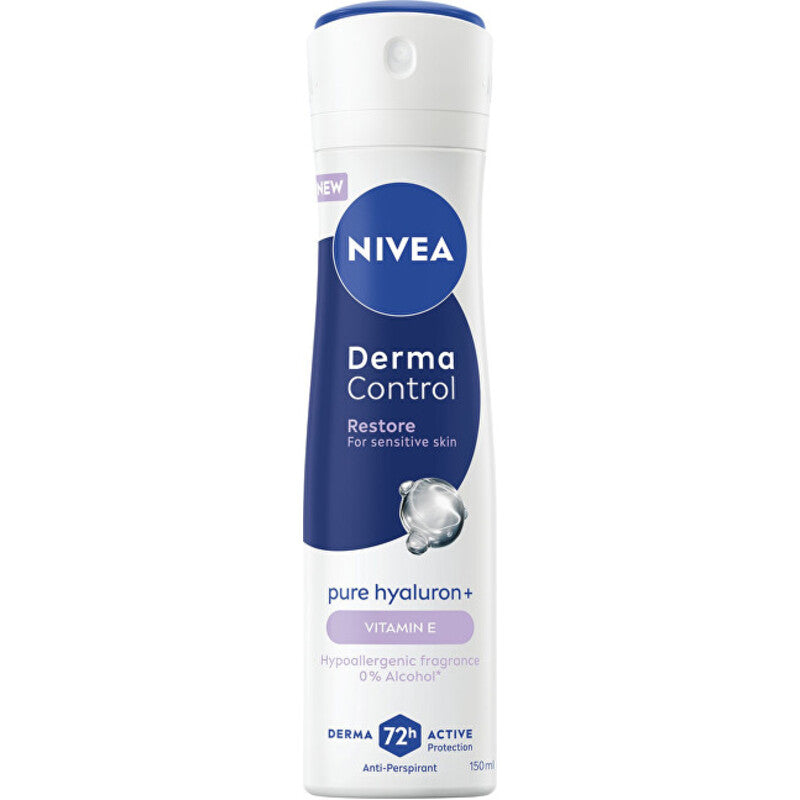 „Nivea Derma Control Restore“ antiperspirantasas – jautriai odai skirtas antiperspirantasas.