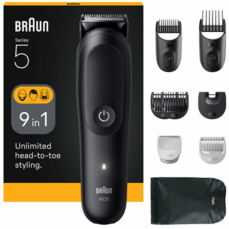 „Braun Series 5 AIO5540“ – daugiafunkcis 9 viename kirptuvas