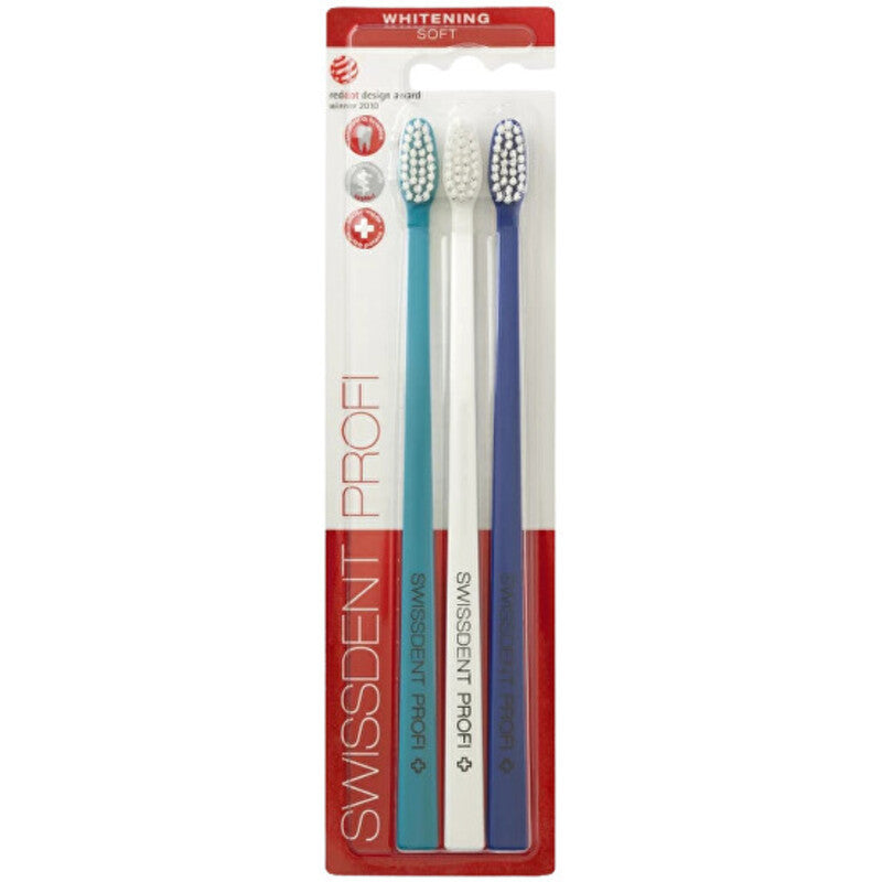 „Swissdent Whitening Soft Zurich“ (2 + 1 NEMOKAMAI) – dantų šepetėlis