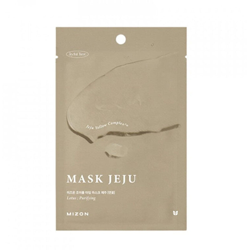 Mizon Lotus Jeju Mask - valomoji lakštinė kaukė