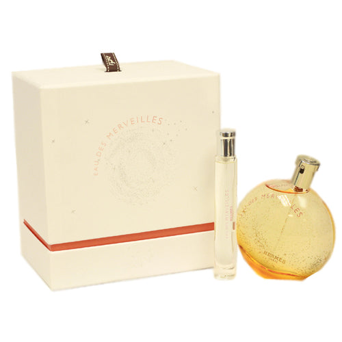 Hermes Eau des Merveilles dovanų rinkinys 100 ml EDT ir mini Eau des Merveilles EDT 12.5 ml