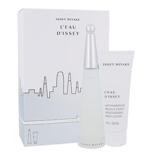 Issey Miyake L'Eau D'Issey dovanų rinkinys EDT 50 ml kūno losjonas ir L'Eau D'Issey 75 ml