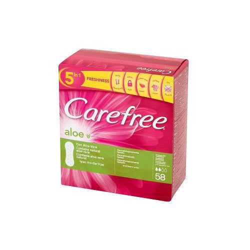 Carefree Alavijo įklotai su alavijo ekstraktu