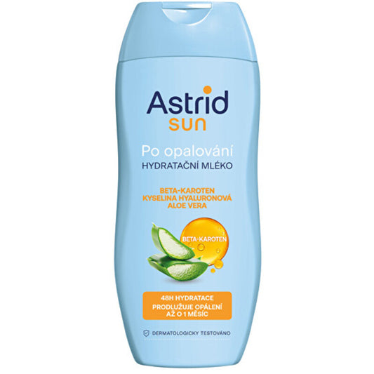 Astrid Drėkinamasis losjonas po deginimosi su beta karotenu „Sun“, 200 ml