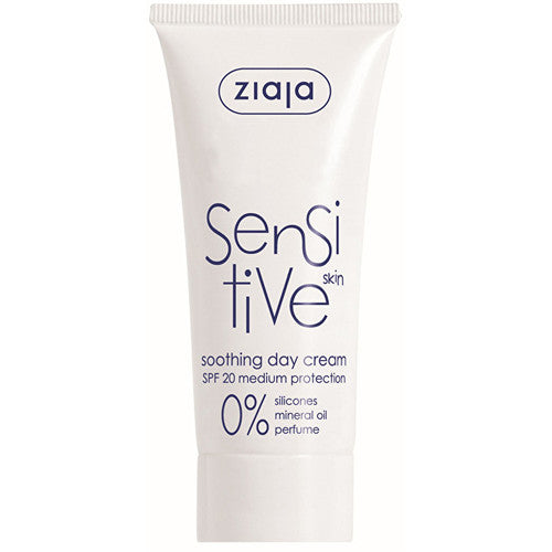 Ziaja raminamasis dieninis kremas SPF 20 Sensitiv e 50 ml