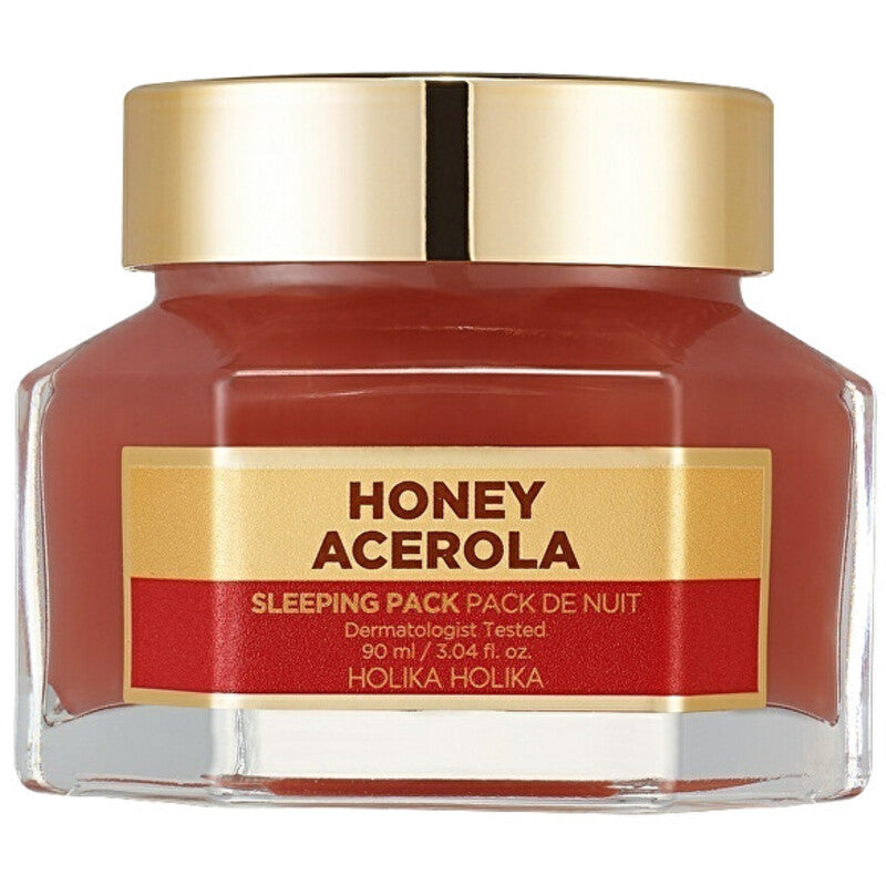 Holika Holika Acerola Honey Sleeping Pack - Naktinė veido kaukė su acerola ir medumi