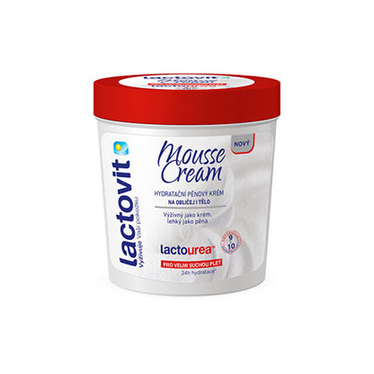 Lactovit Lactourea Mousse Cream Moisturizing foam cream for face and body