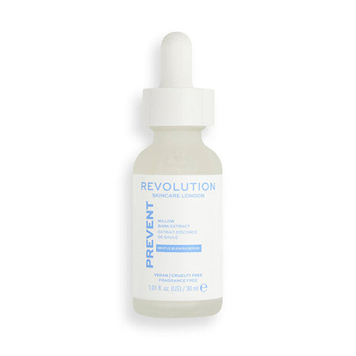 „Revolution Skincare Prevent Willow Bark Extract“ švelnus serumas nuo spuogų – odos serumas
