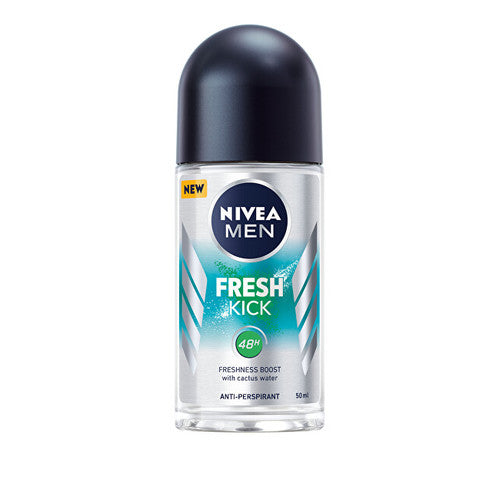 „Nivea Men Fresh Kick“ antiperspirantasas – rutulinis antiperspirantasas