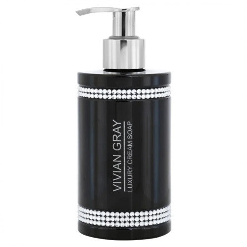 Vivian Gray luxury cream soap Black Crystals