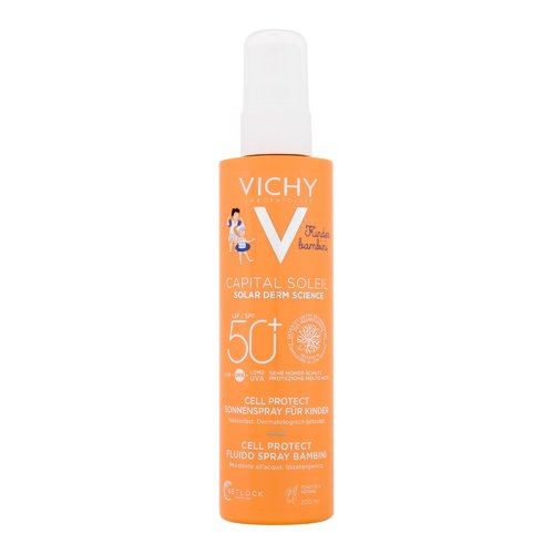 Vichy Capital Soleil Kids Cell Protect virens skysčių purškiklis SPF50+