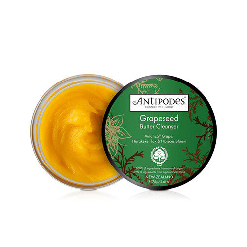 Antipodes Grapeseed Butter Cleanser – valomasis odos sviestas su vynuogių sėklų ekstraktu