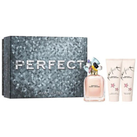 Marc Jacobs Perfect Gift set EDP 100 ml, body lotion 75 ml and shower gel 75 ml