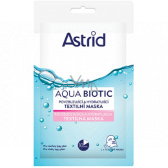 Astrid „Aqua Biotic“ nuovargį malšinanti ir atpalaiduojanti audinių kaukė