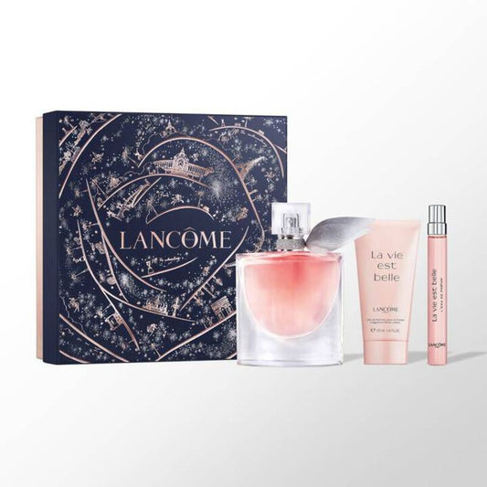 Lancome La Vie Est Belle dovanų rinkinys EDP 50 ml, kūno losjonas 50 ml ir mini EDP 10 ml