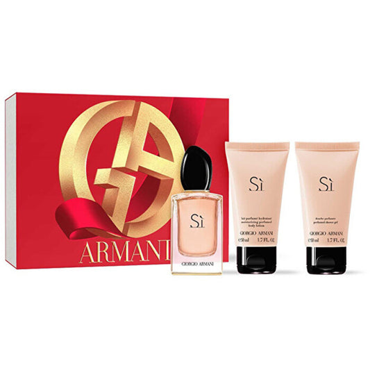 Armani Sí Gift set EDP 50 ml, shower gel 50 ml and body lotion 50 ml