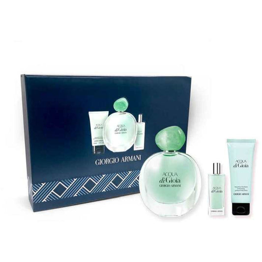 Armani Acqua di Gioia SET EDP 100 ml + kūno losjonas 50 ml + mini EDP 15 ml