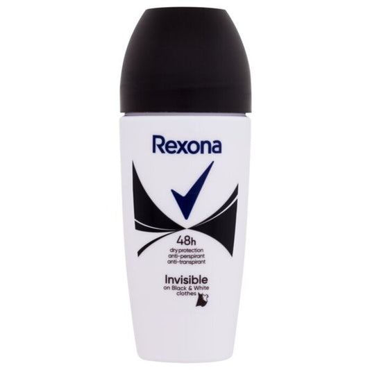 Rexona MotionSense Invisible Black + White rutulinis dezodorantas