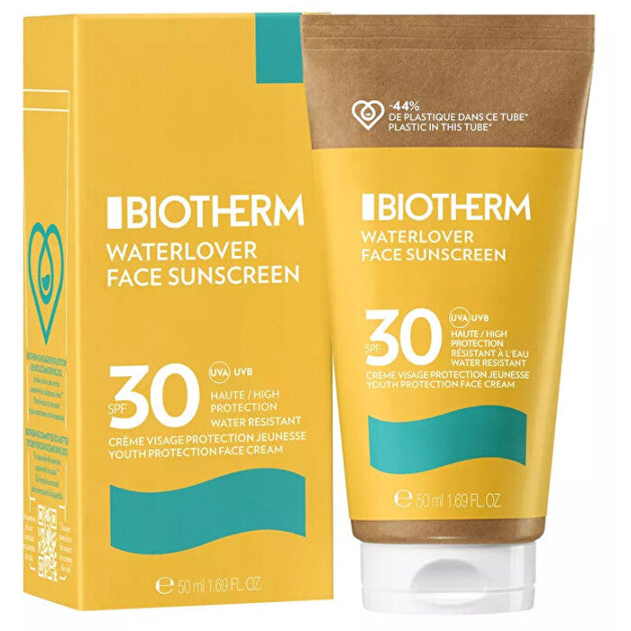 BIOTHERM Waterlover veido apsaugos nuo saulės kremas SPF 30 – odos kremas nuo saulės