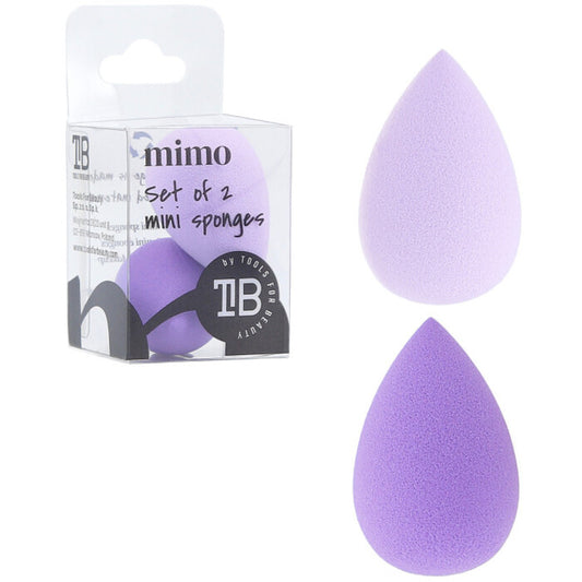 MIMO Mini maskuoklio kempinėlės, violetinės, 2 vnt. pakuotėje