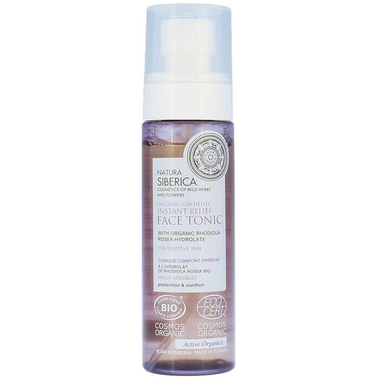 Natura Siberica Organic Certified Momental Relief – natūralus tonikas jautriai odai.