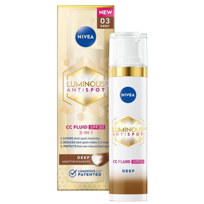 Nivea Cellular Luminous630 SPF 30 CC kremas 40 ml