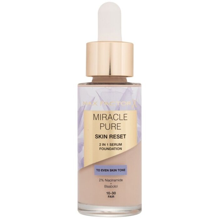 Max Factor „Miracle Pure Skin Reset 2in1“ serumo makiažo pagrindas, 30 ml