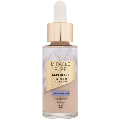 Max Factor „Miracle Pure Skin Reset 2in1“ serumo makiažo pagrindas, 30 ml