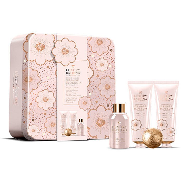 „Grace Cole“ prabangus vonios rinkinys (Creme brulee, apelsinų žiedų ir vanilės)
