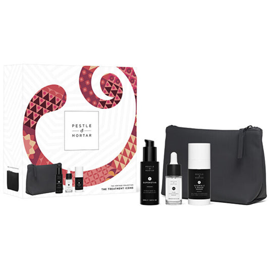 Pestle & Mortar Gydymo piktogramų rinkinys – odos priežiūros dovanų rinkinys