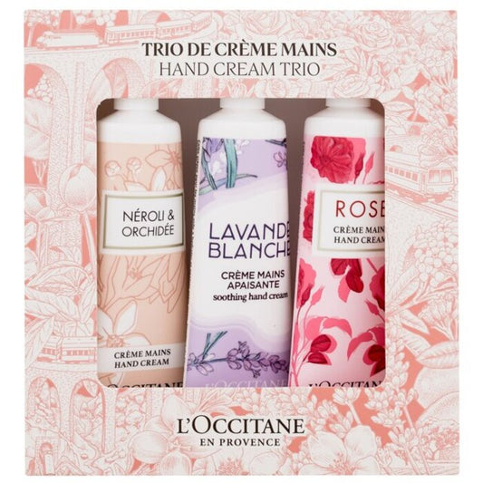 „L'occitane“ rankų kremo trio rankų kremų rinkinys – dovanų rinkinys
