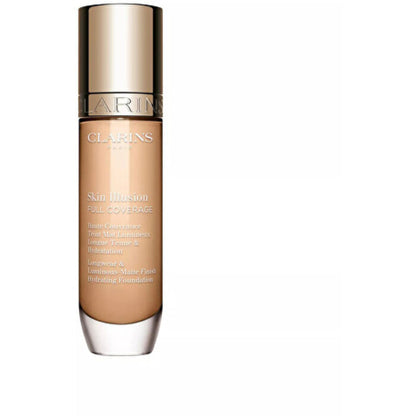 Clarins „Skin Illusion“ drėkinamasis makiažo pagrindas „Full Coverage“ 30 ml