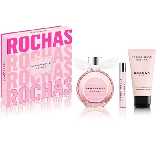 Rochas Mademoiselle Rochas dovanų rinkinys EDP 50 ml, kūno losjonas 50 ml ir mini EDP 7.5 ml