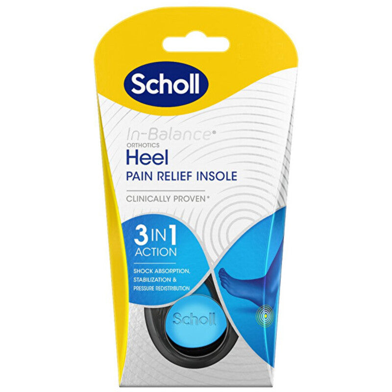 Scholl „In-Balance Heel Pain Relief Insoles“ vidpadžiai (1 pora) – ortopediniai batų įdėklai
