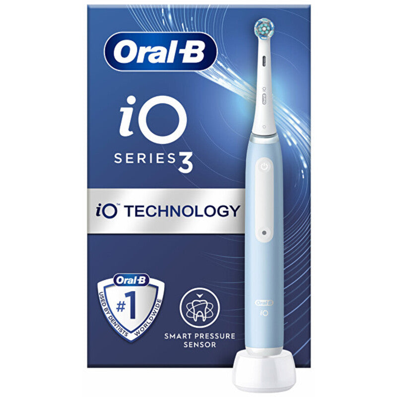 „Oral B iO Series 3“ (ledo mėlynumo) – elektrinis dantų šepetėlis