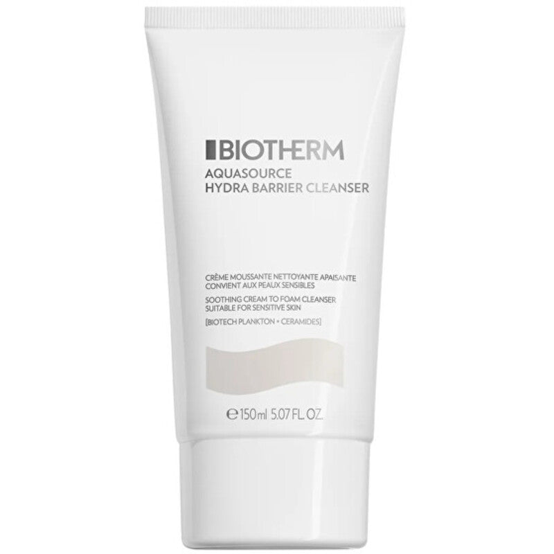 BIOTHERM „Aquasource Hydra Barrier Cleanser“ – veido valomasis kremas