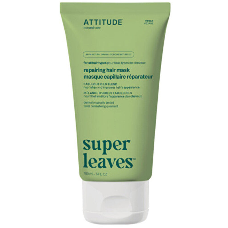 Attitude Super Leaves Repairing Hair Mask - Regeneruojanti plaukų kaukė